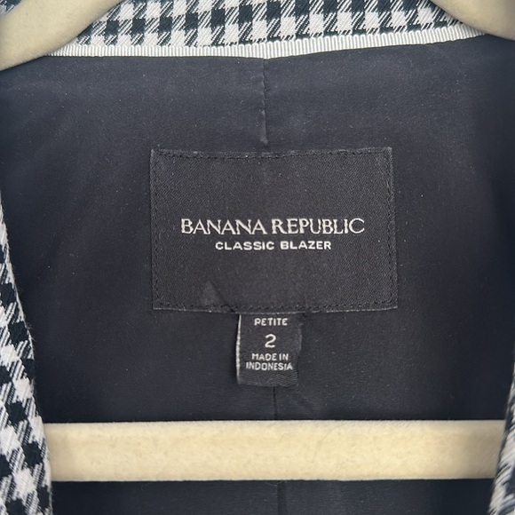 Banana Republic classic blazer - Houndstooth - size 2P - Petite - Picture 2 of 4